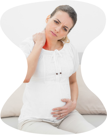 Pregnant women with neck pain.